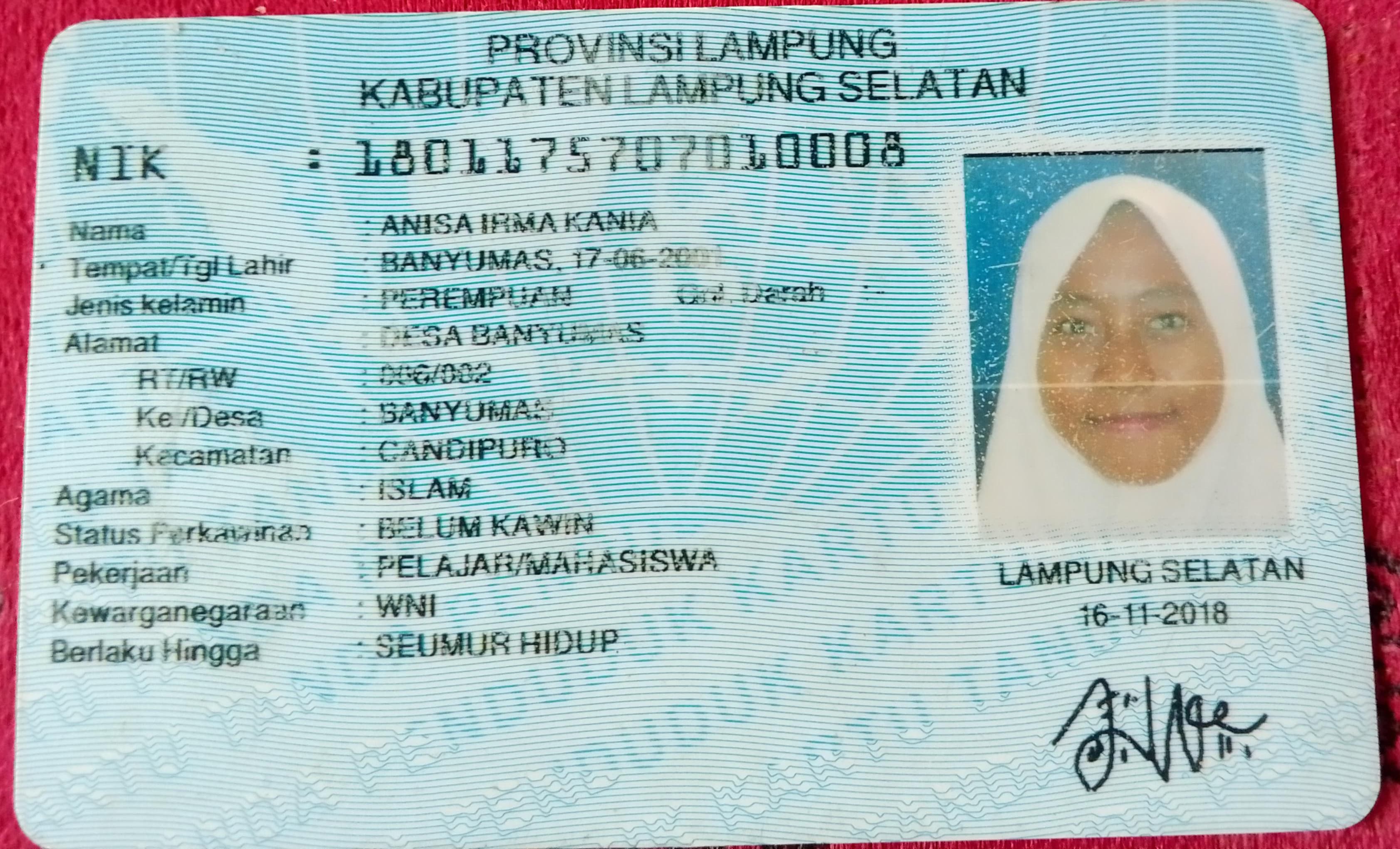 ANISA IRMA KANIA